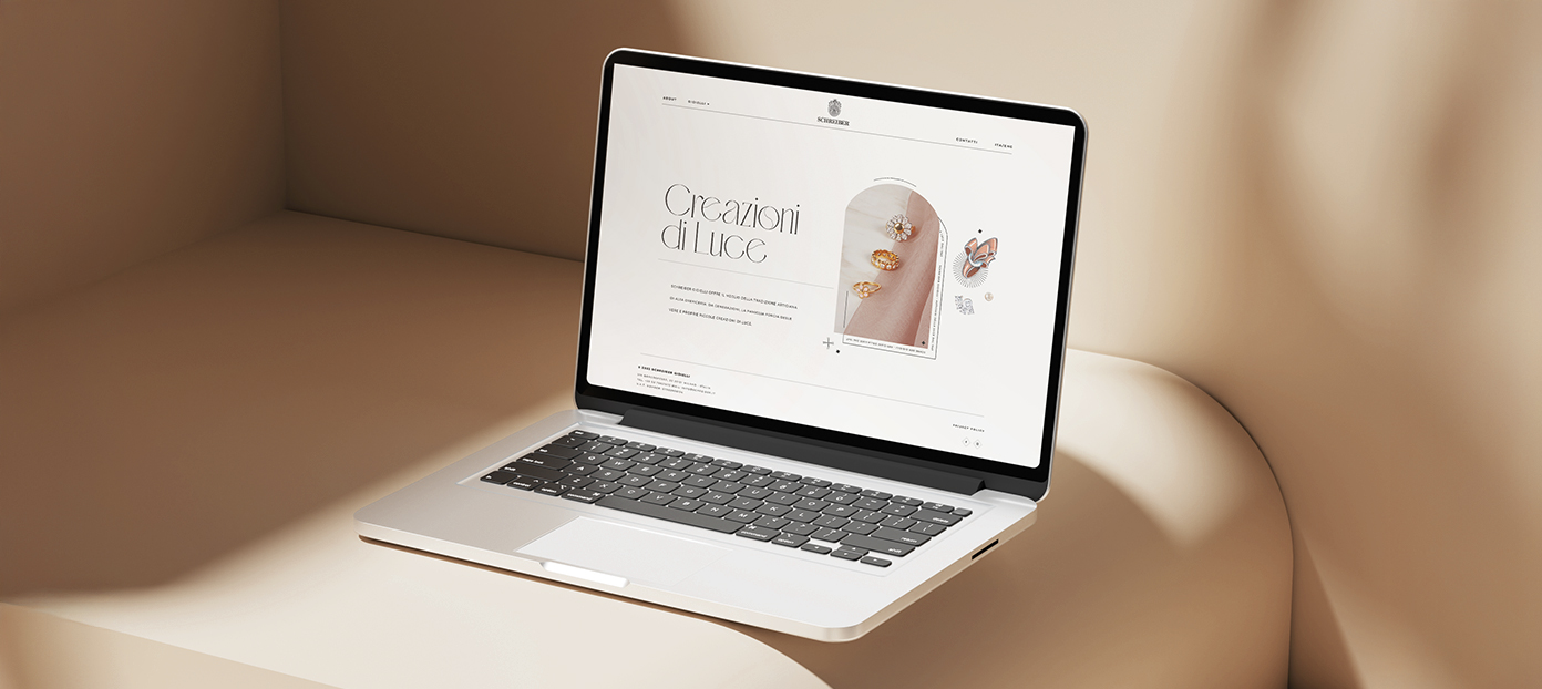 Website redesign overview: refined homepage layout aligned with the new brand identity.